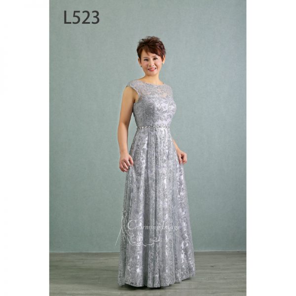 銀色主婚人禮服 L523