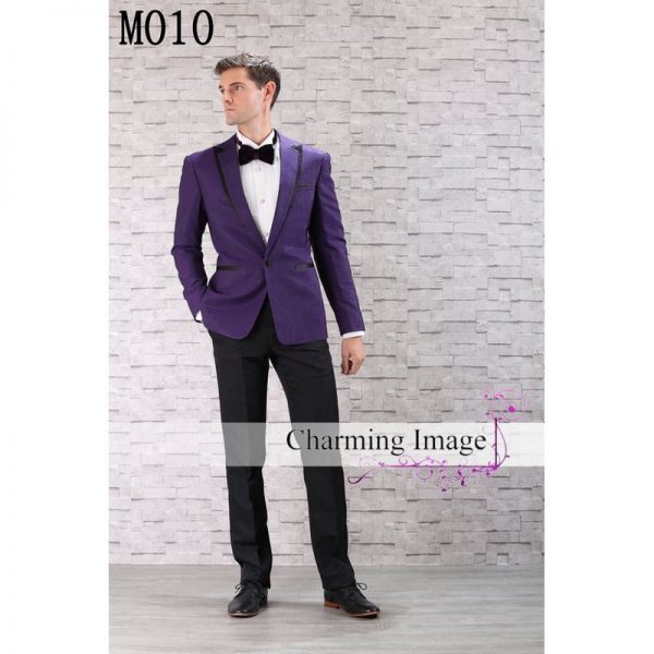 紫色閃lingling男士禮服 M010