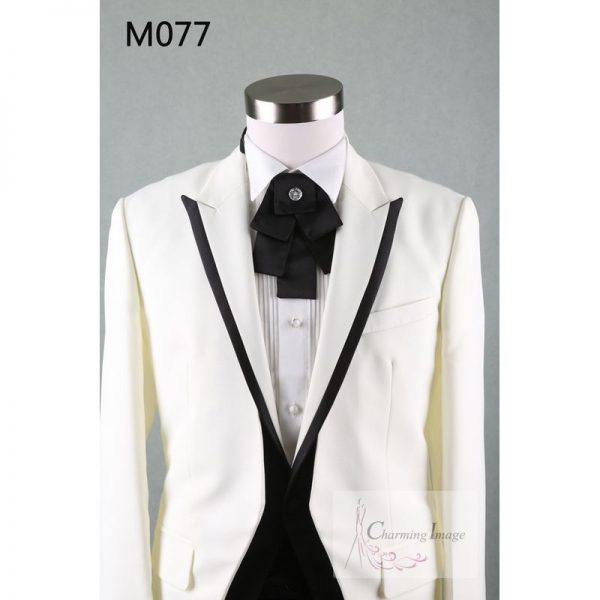 白色時尚男士禮服 M078